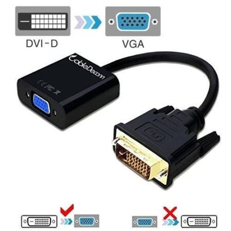 Переходник конвертер DVI-D - VGA (24+1)