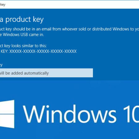 Изменить ключ продукта Windows 10
